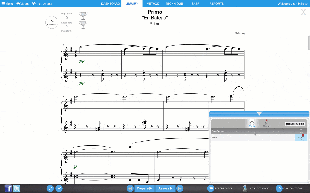 ピアノ練習に最適な数多くのアプリ機能